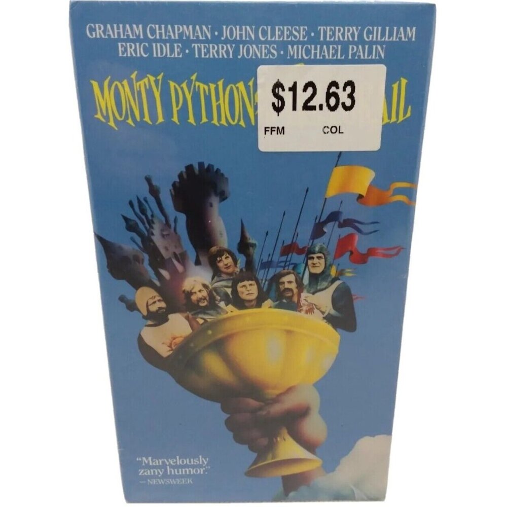 Monty Python and the Holy Grail VHS Factory Sealed John Cleese Eric Idle 1992